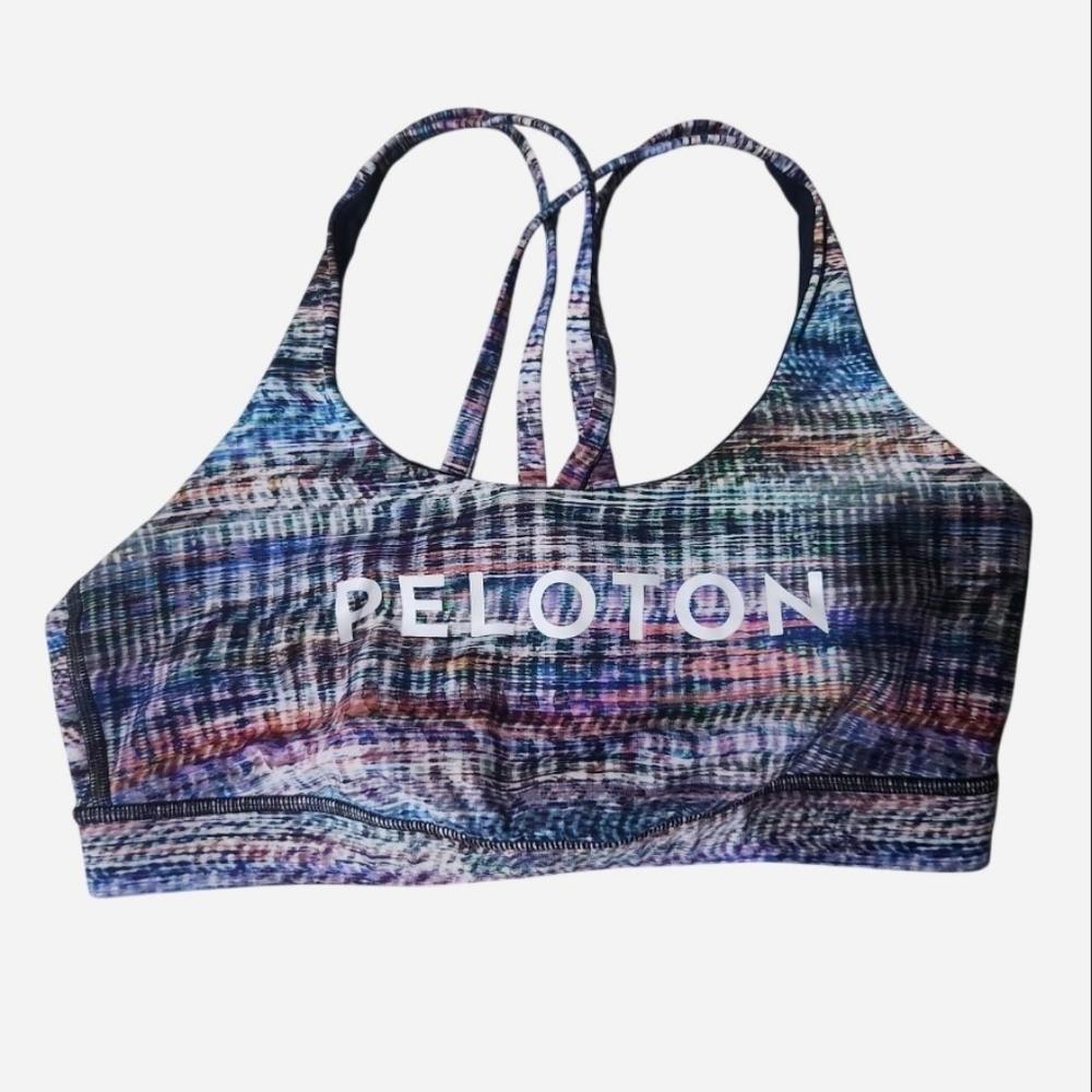 Lululemon x Peloton‎ Energy Bra Digital Oasis • Size 10 • EUC